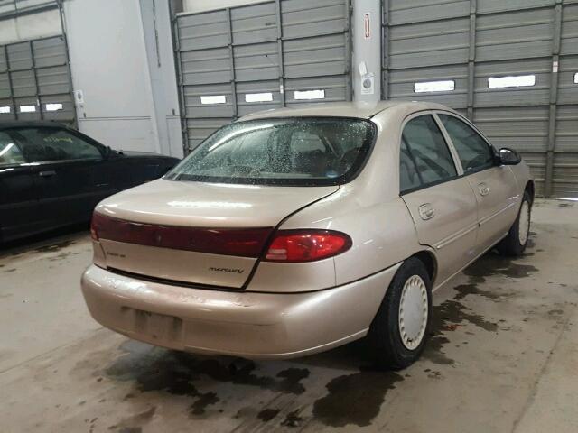 1MEFM10P9XW620112 - 1999 MERCURY TRACER GS TAN photo 4