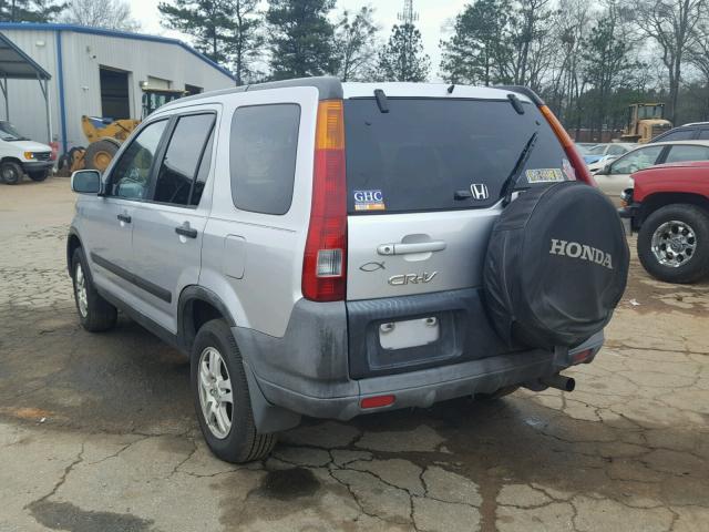 JHLRD78883C024566 - 2003 HONDA CR-V EX SILVER photo 3