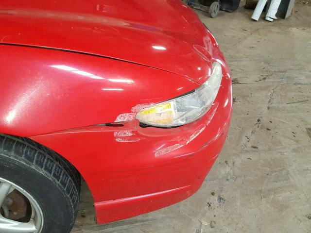 1G2WR1216XF222663 - 1999 PONTIAC GRAND PRIX RED photo 9