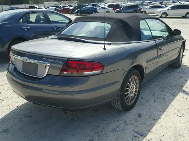 1C3EL55R45N704895 - 2005 CHRYSLER SEBRING TO GRAY photo 4