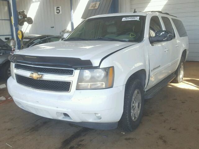 1GNFK16327J295089 - 2007 CHEVROLET SUBURBAN K WHITE photo 2