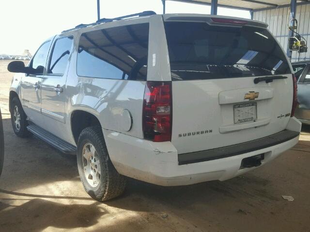 1GNFK16327J295089 - 2007 CHEVROLET SUBURBAN K WHITE photo 3