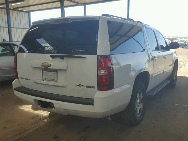 1GNFK16327J295089 - 2007 CHEVROLET SUBURBAN K WHITE photo 4