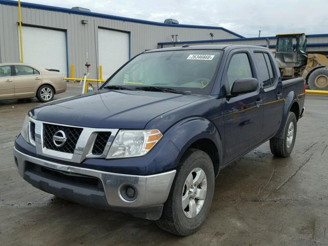 1N6AD0ER1BC416010 - 2011 NISSAN FRONTIER S BLUE photo 2