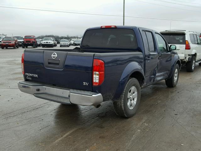 1N6AD0ER1BC416010 - 2011 NISSAN FRONTIER S BLUE photo 4