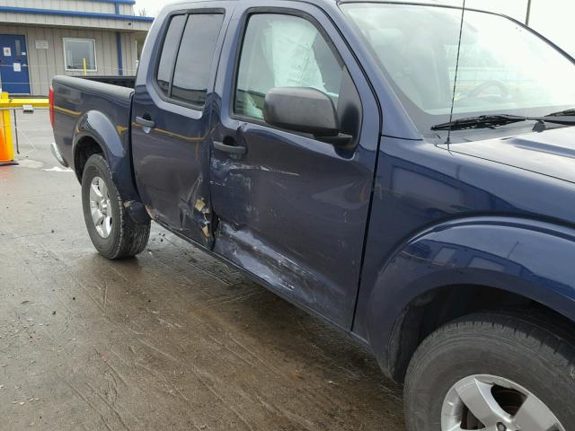 1N6AD0ER1BC416010 - 2011 NISSAN FRONTIER S BLUE photo 9