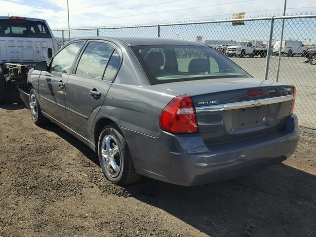 1G1ZS57F57F273444 - 2007 CHEVROLET MALIBU LS ნაცრისფერი ფოტო 3