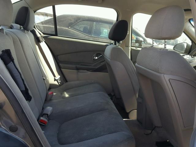 1G1ZS57F57F273444 - 2007 CHEVROLET MALIBU LS ნაცრისფერი ფოტო 6