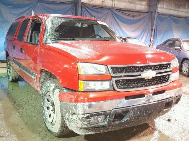 2GCEK13T761139633 - 2006 CHEVROLET SILVERADO RED photo 1