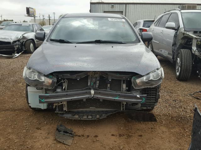 JA32U2FUXBU013562 - 2011 MITSUBISHI LANCER ES/ GRAY photo 9