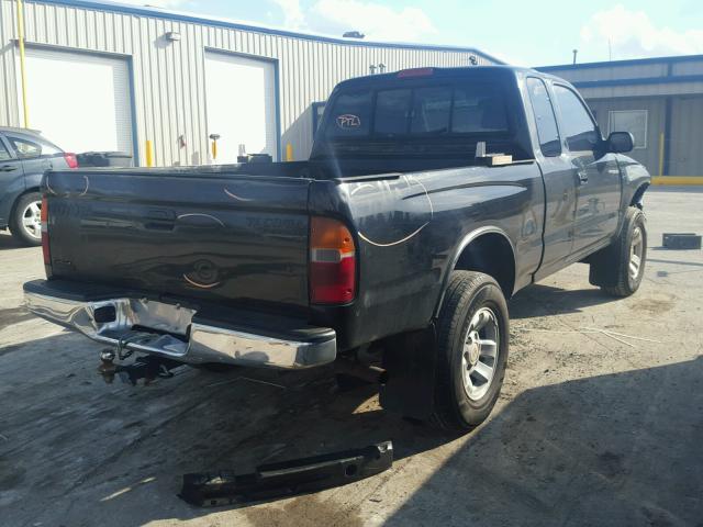 4TASM92N3YZ620757 - 2000 TOYOTA TACOMA XTR BLACK photo 4