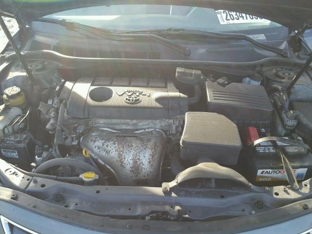 4T1BF3EKXBU662596 - 2011 TOYOTA CAMRY BASE GRAY photo 7