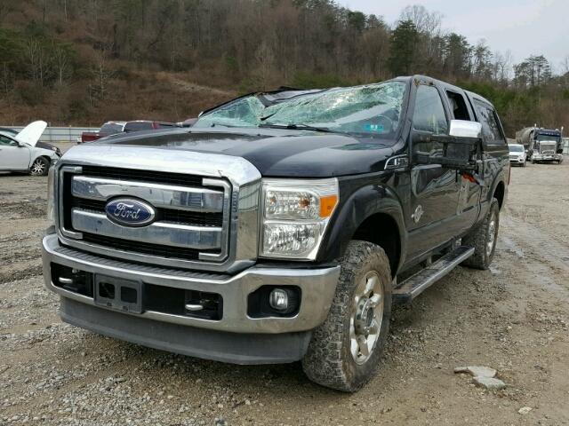 1FT7W2BTXBEB30079 - 2011 FORD F250 SUPER BLACK photo 2