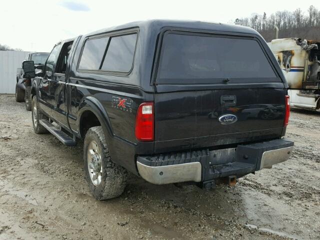 1FT7W2BTXBEB30079 - 2011 FORD F250 SUPER BLACK photo 3