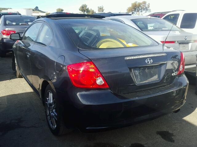 JTKDE177160068207 - 2006 TOYOTA SCION TC 石墨色 照片 3