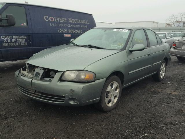 3N1CB51D35L585675 - 2005 NISSAN SENTRA 1.8 GREEN photo 2