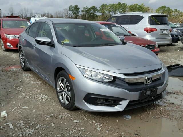 19XFC2F54HE038818 - 2017 HONDA CIVIC LX SILVER photo 1