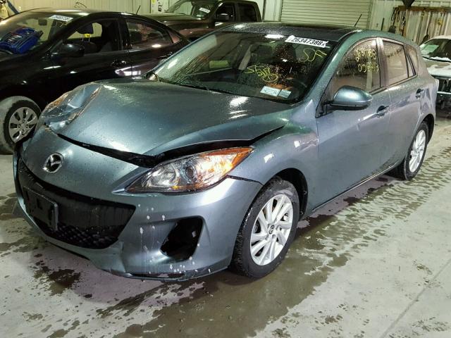 JM1BL1LP1D1779990 - 2013 MAZDA 3 I BLUE photo 2