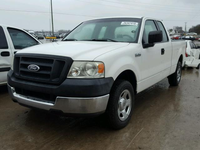 1FTRX12W85FA24058 - 2005 FORD F150 WHITE photo 2