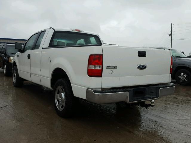 1FTRX12W85FA24058 - 2005 FORD F150 WHITE photo 3