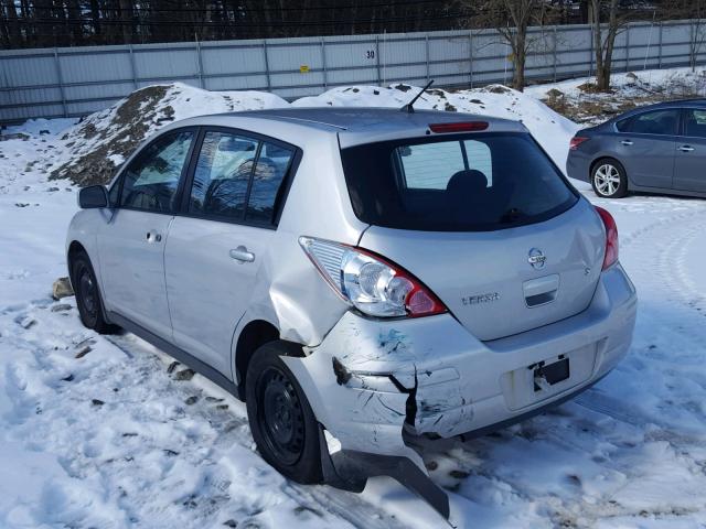 3N1BC13E77L437457 - 2007 NISSAN VERSA S SILVER photo 3