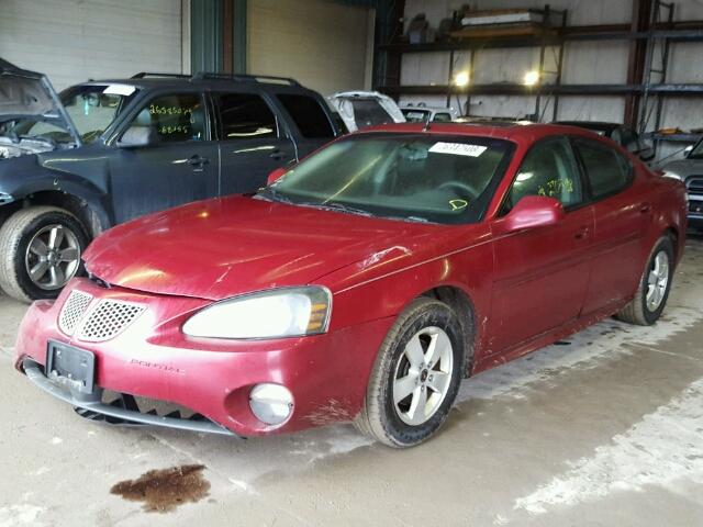 2G2WS522151185935 - 2005 PONTIAC GRAND PRIX RED photo 2