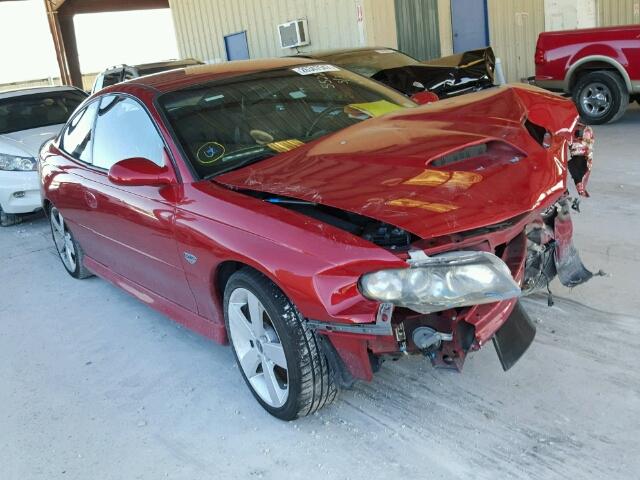 6G2VX12U56L552292 - 2006 PONTIAC GTO RED photo 1