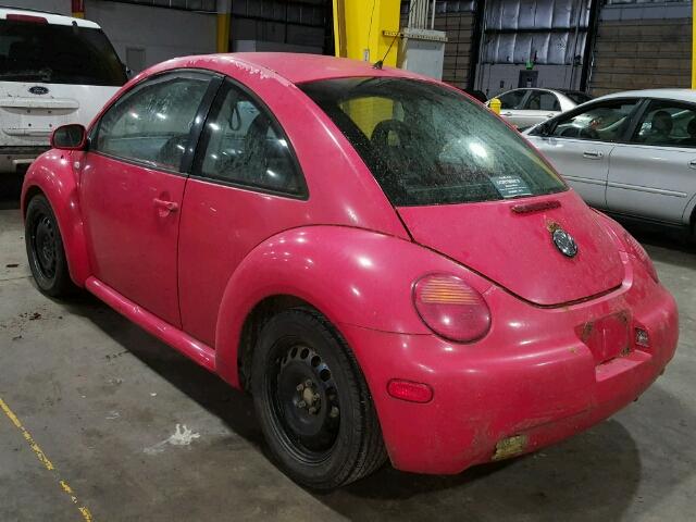 3VWCP21C52M412778 - 2002 VOLKSWAGEN NEW BEETLE 红色 照片 3