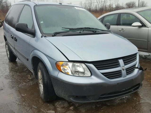 1D4GP25R66B728533 - 2006 DODGE CARAVAN SE BLUE photo 1