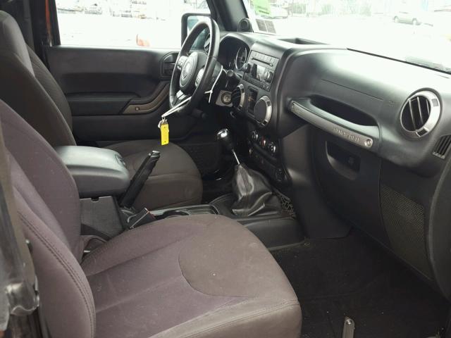 1C4AJWAG7EL214487 - 2014 JEEP WRANGLER S BLACK photo 5