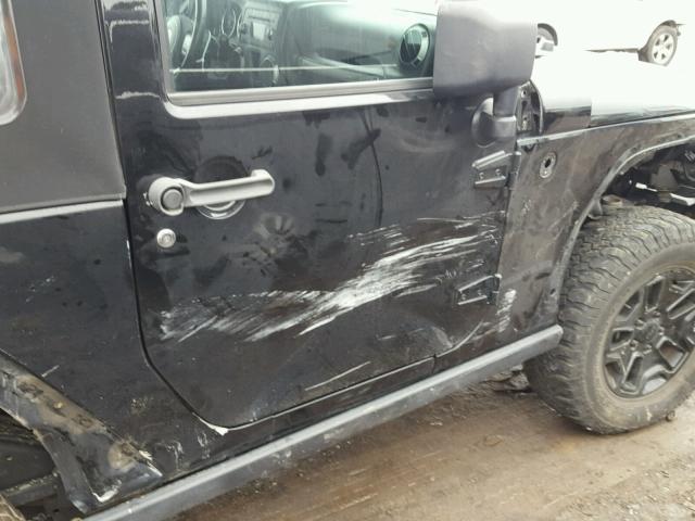 1C4AJWAG7EL214487 - 2014 JEEP WRANGLER S BLACK photo 9