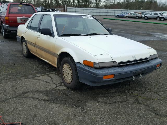 1HGCA5633HA106586 - 1987 HONDA ACCORD LX WHITE photo 1