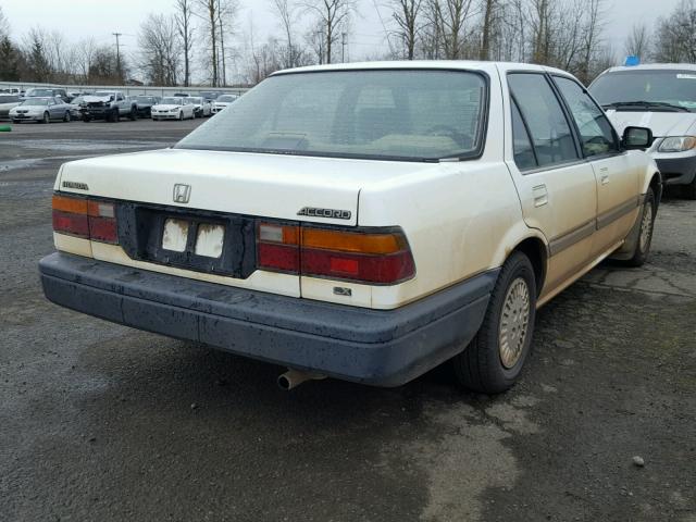 1HGCA5633HA106586 - 1987 HONDA ACCORD LX WHITE photo 4