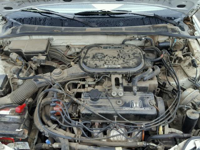 1HGCA5633HA106586 - 1987 HONDA ACCORD LX WHITE photo 7