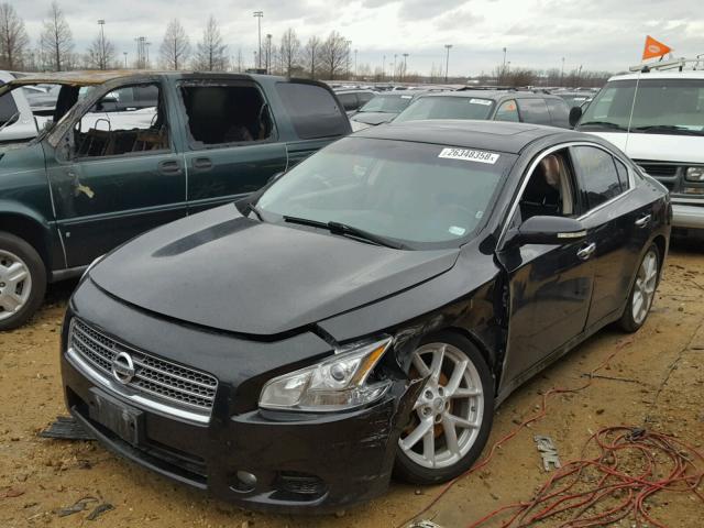 1N4AA51E89C854440 - 2009 NISSAN MAXIMA S BLACK photo 9