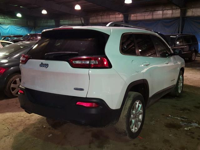 1C4PJLCB6EW116334 - 2014 JEEP CHEROKEE L WHITE photo 4