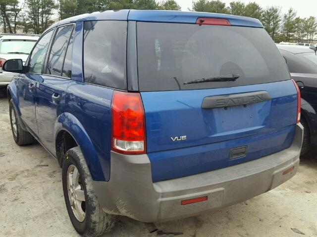 5GZCZ23D65S853655 - 2005 SATURN VUE BLUE photo 3