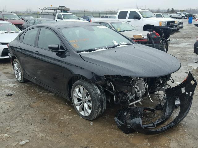 1C3CCCBB3FN651255 - 2015 CHRYSLER 200 S BLACK photo 1