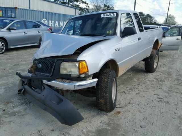 1FTYR44E92PB33176 - 2002 FORD RANGER SUP SILVER photo 2