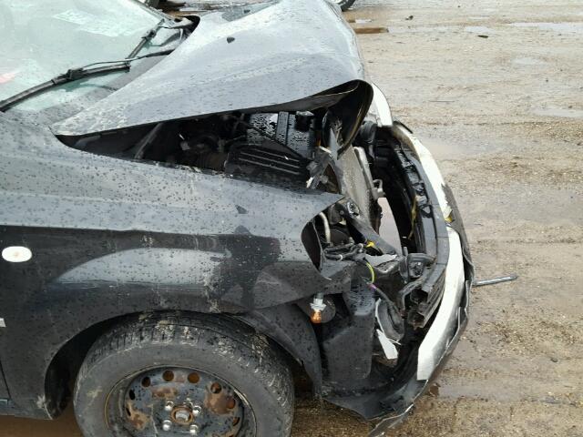 KL1TD566X8B115934 - 2008 CHEVROLET AVEO BASE Czarny zdjęcie 9