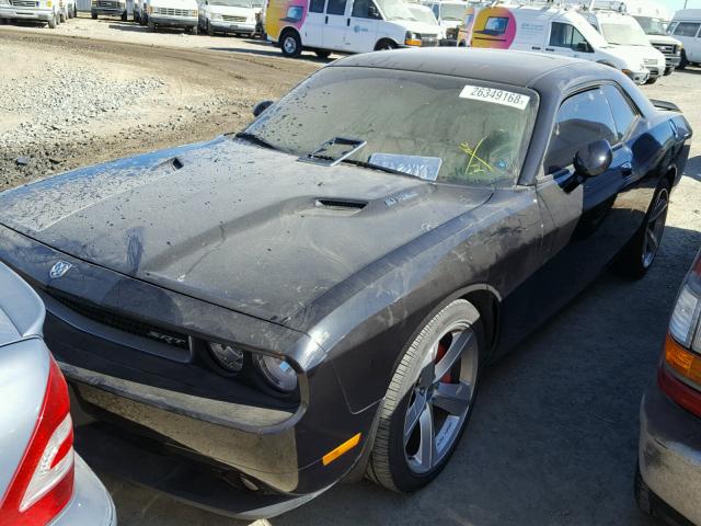 2B3LJ74W59H579921 - 2009 DODGE CHALLENGER BLACK photo 2