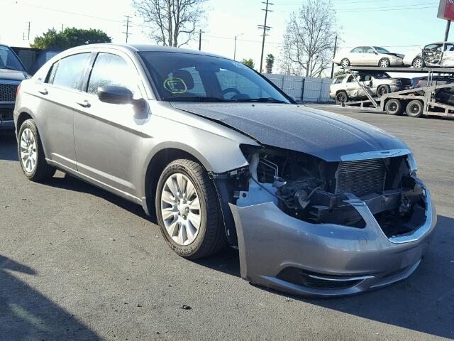 1C3CCBAB8CN273733 - 2012 CHRYSLER 200 LX GRAY photo 1