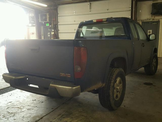 1GTDT196958260282 - 2005 GMC CANYON BLUE photo 4