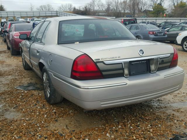 2MEFM74V57X631236 - 2007 MERCURY GRAND MARQ SILVER photo 3