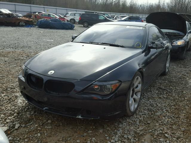 WBAEH73404B190590 - 2004 BMW 645 CI AUT BLACK photo 2