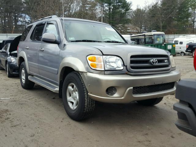 5TDBT44A91S036276 - 2001 TOYOTA SEQUOIA SR GRAY photo 1