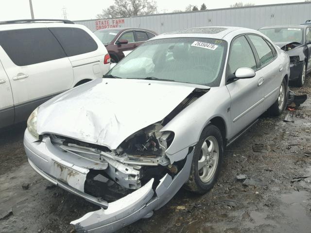 1FAFP55S22A133231 - 2002 FORD TAURUS SES SILVER photo 2