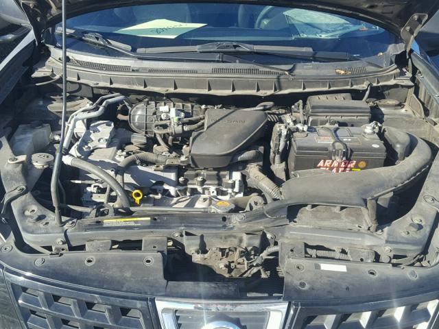 JN8AS58T18W018546 - 2008 NISSAN ROGUE S BLACK photo 7