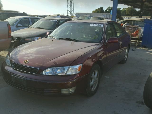 JT8BF28G4X5062582 - 1999 LEXUS ES 300 BURGUNDY photo 2