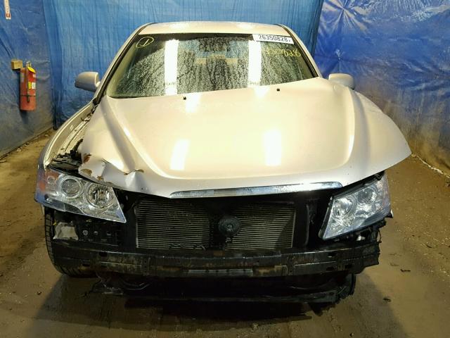 5NPET46CX9H485236 - 2009 HYUNDAI SONATA GLS GOLD photo 9